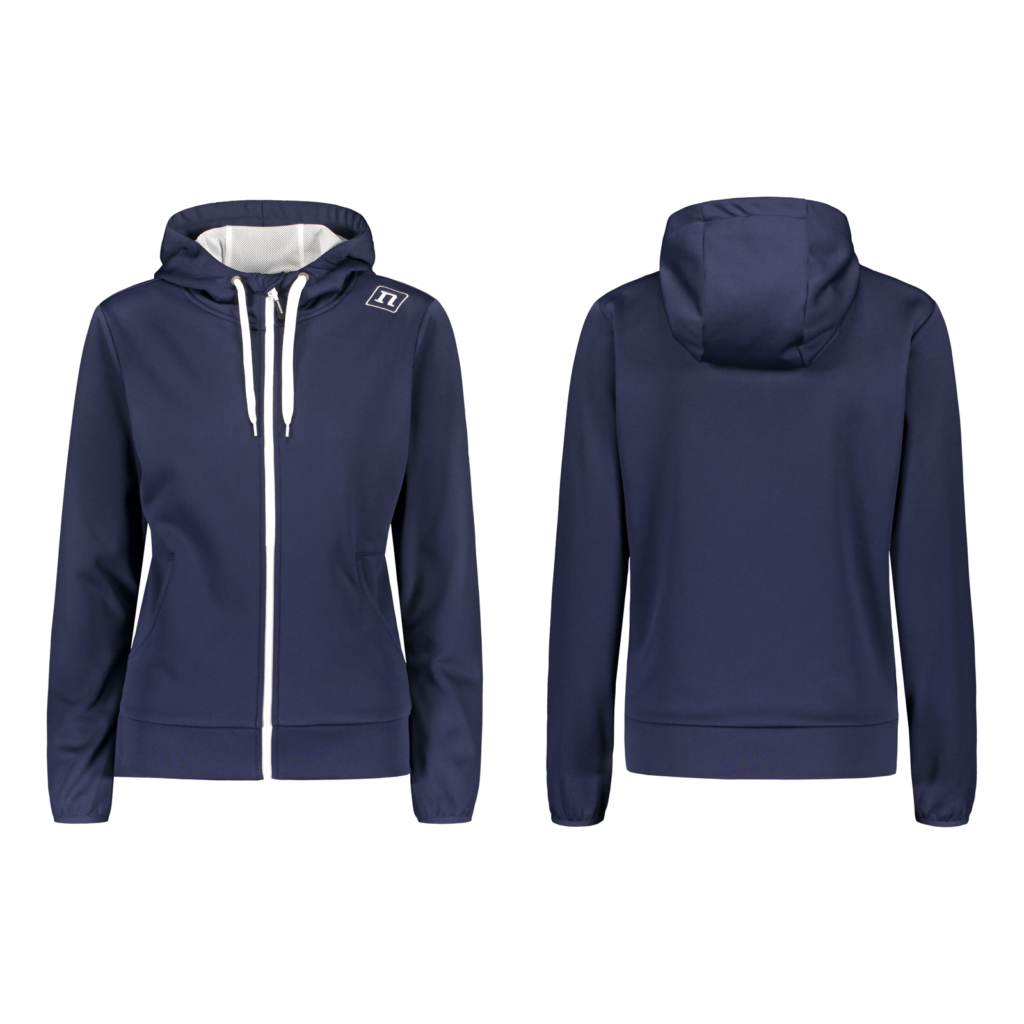 TRACK HOODIE WO'S 19 NAVY WHITE