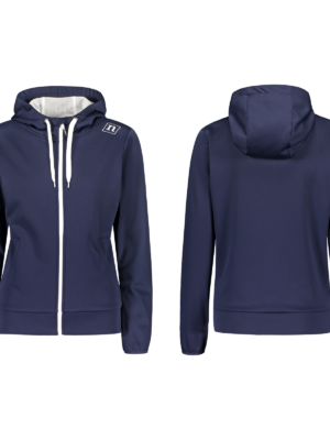 TRACK HOODIE WO'S 19 NAVY WHITE