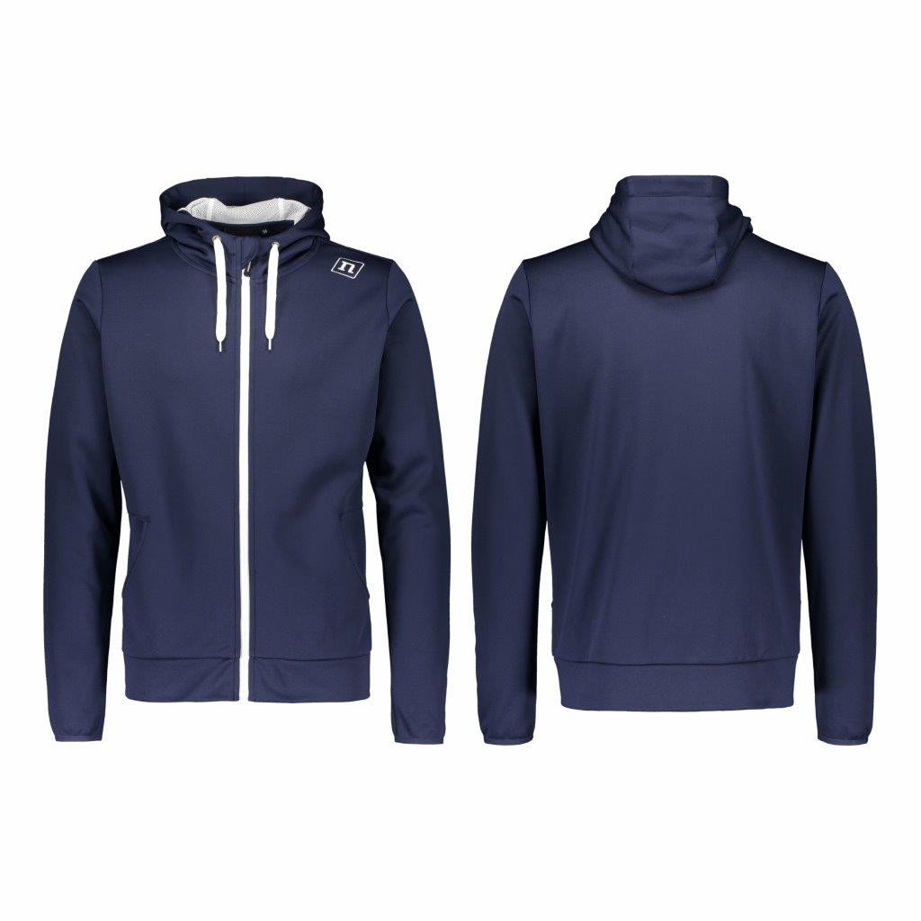 TRACK HOODIE UX 19 NAVY WHITE