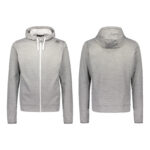 GREY MELANGE WHITE