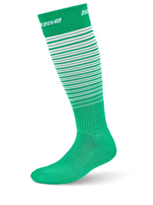 O-SOCKS STRIPED GREEN/WHITE 22