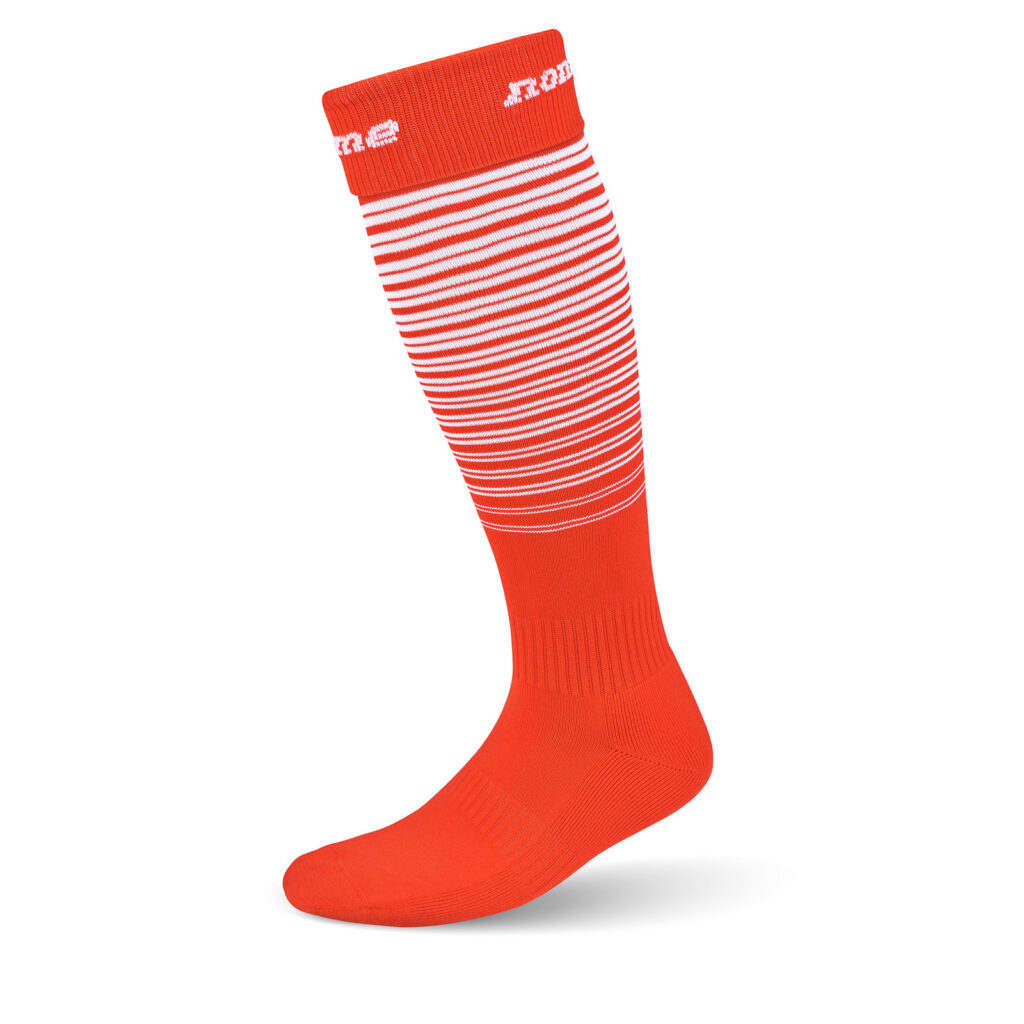 O-SOCKS STRIPED RED/WHITE 22