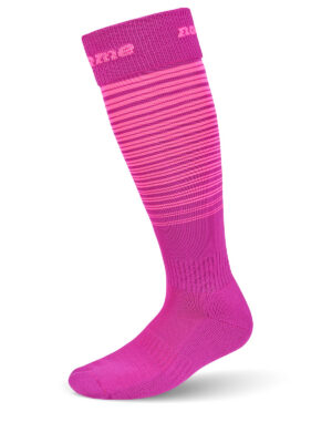 O-SOCKS STRIPED ROSE/DK ROSE 22