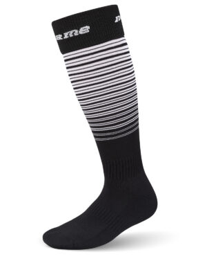 O-SOCKS STRIPED BLACK/WHITE 22