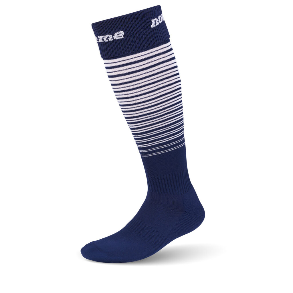 O-SOCKS STRIPED NAVY/WHITE 22
