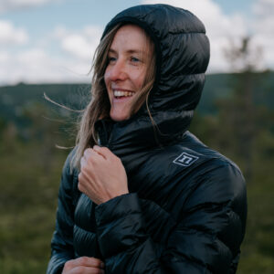 LIGHT PUFFY JKT WO'S BLACK 22