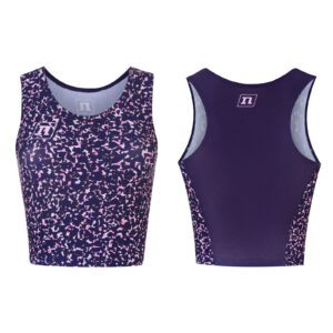 HALF LONG TOP WO'S PURPLE/PINK 22