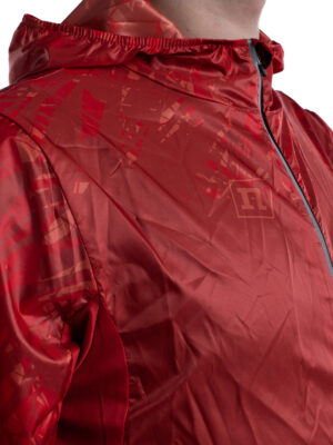 WIND JACKET UX ORANGE/RED 22