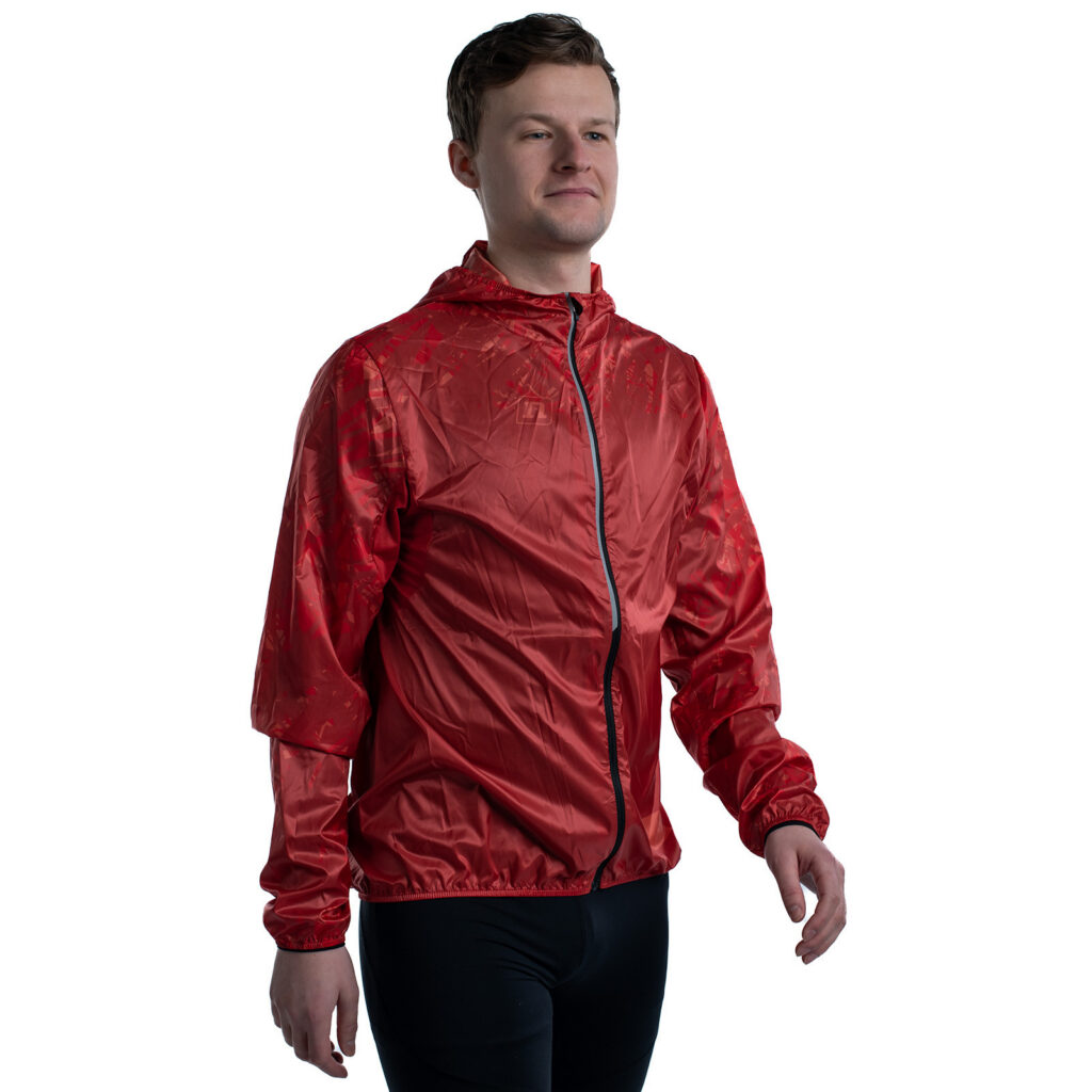 WIND JACKET UX ORANGE/RED 22
