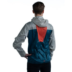WIND JACKET UX GREY/BLUE 22