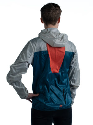 WIND JACKET UX GREY/BLUE 22