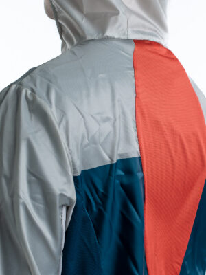 WIND JACKET UX GREY/BLUE 22