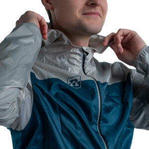 WIND JACKET UX GREY/BLUE 22