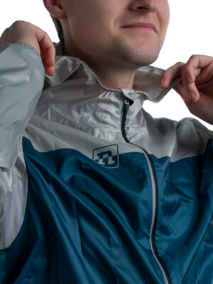 WIND JACKET UX GREY/BLUE 22