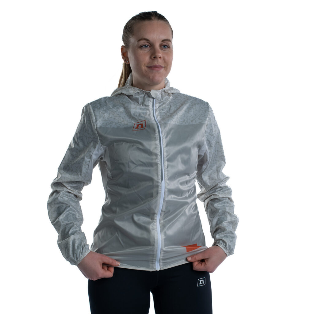 WIND JACKET WO'S ORANGE/GREY/WHITE 22