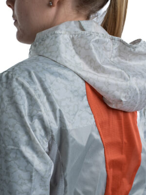 WIND JACKET WO'S ORANGE/GREY/WHITE 22