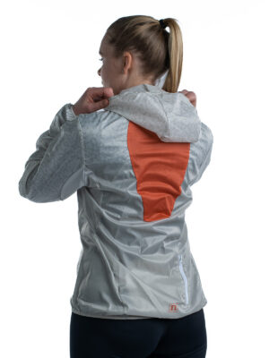 WIND JACKET WO'S ORANGE/GREY/WHITE 22