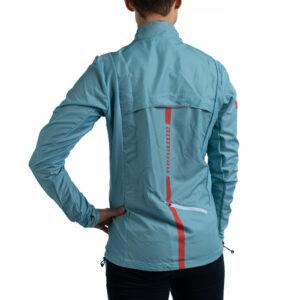 RUNNING JKT PLUS UX DUST BLUE/ORANGE 22