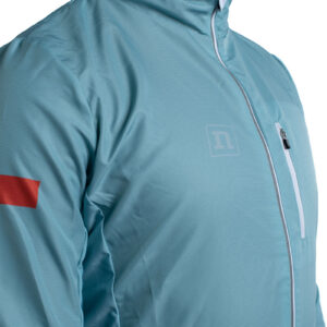 RUNNING JKT PLUS UX DUST BLUE/ORANGE 22