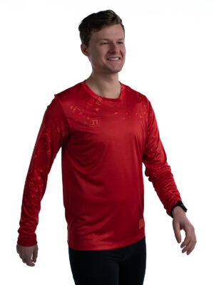 MILER T-SHIRT LS UX ORANGE/RED 22