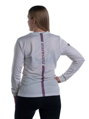 MILER T-SHIRT LS WO'S WARM GREY/PLUM 22
