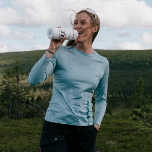 MILER T-SHIRT LS WO'S BLUE/GREEN OCEAN 22