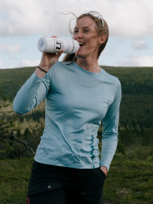 MILER T-SHIRT LS WO'S BLUE/GREEN OCEAN 22