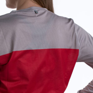 MILER T-SHIRT LS WO'S RED/BEIGE 22
