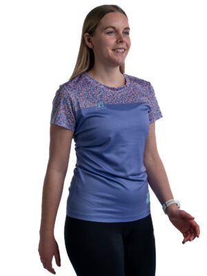 MILER T-SHIRT WO'S PINK/BLUE 22