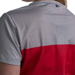 MILER T-SHIRT WO'S RED/BEIGE 22