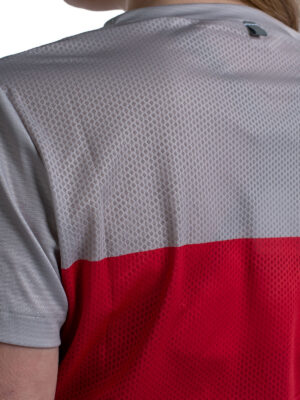 MILER T-SHIRT WO'S RED/BEIGE 22