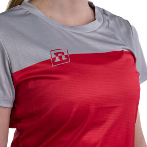MILER T-SHIRT WO'S RED/BEIGE 22