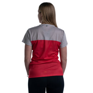 MILER T-SHIRT WO'S RED/BEIGE 22