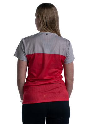 MILER T-SHIRT WO'S RED/BEIGE 22