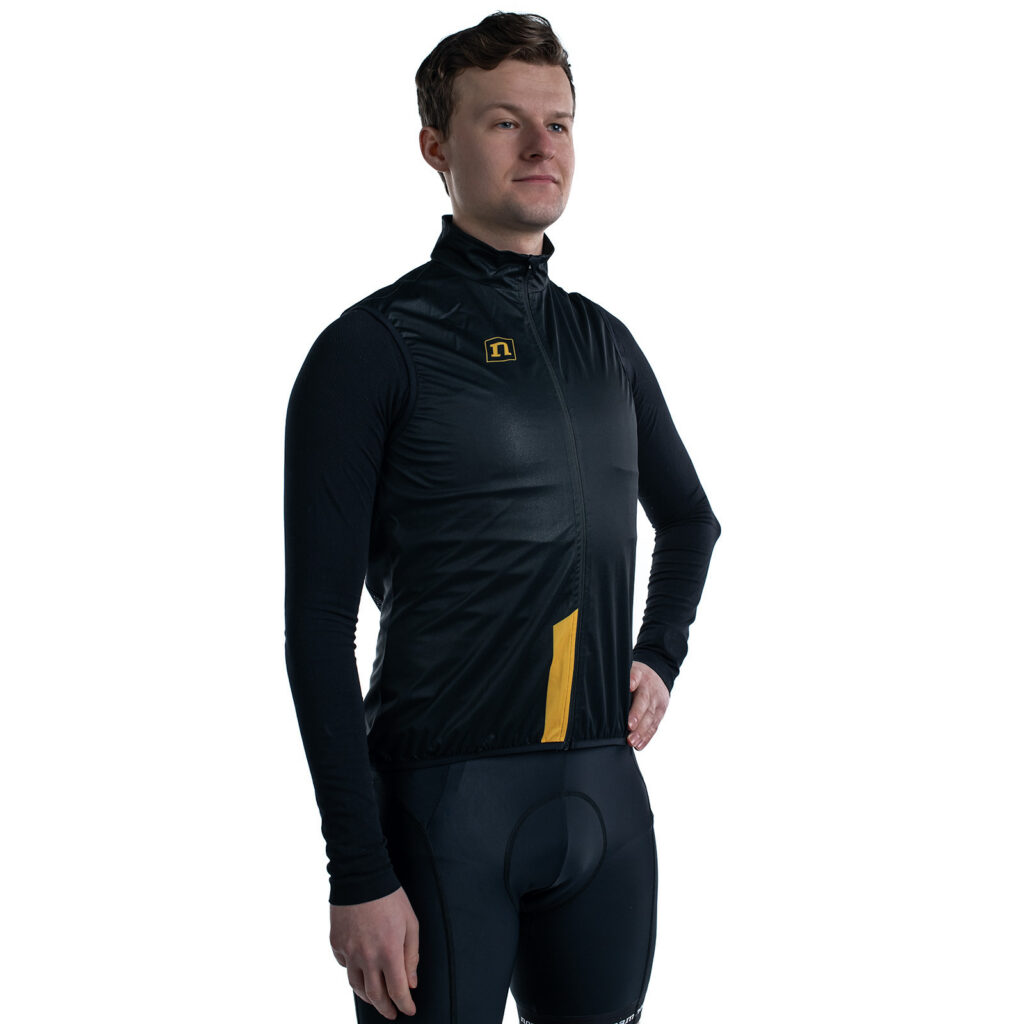 PRO WIND VEST UX BLACK/YELLOW 22