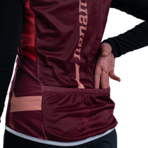 PRO WIND VEST WO'S PINK/RED 22