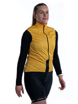PRO WIND VEST WO'S BLACK/YELLOW 22