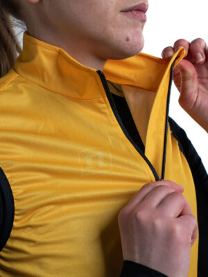 PRO WIND VEST WO'S BLACK/YELLOW 22