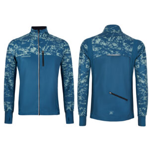 TRAIL RUNNING JACKET UX BLUE/GREEN