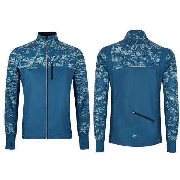TRAIL RUNNING JACKET UX BLUE/GREEN