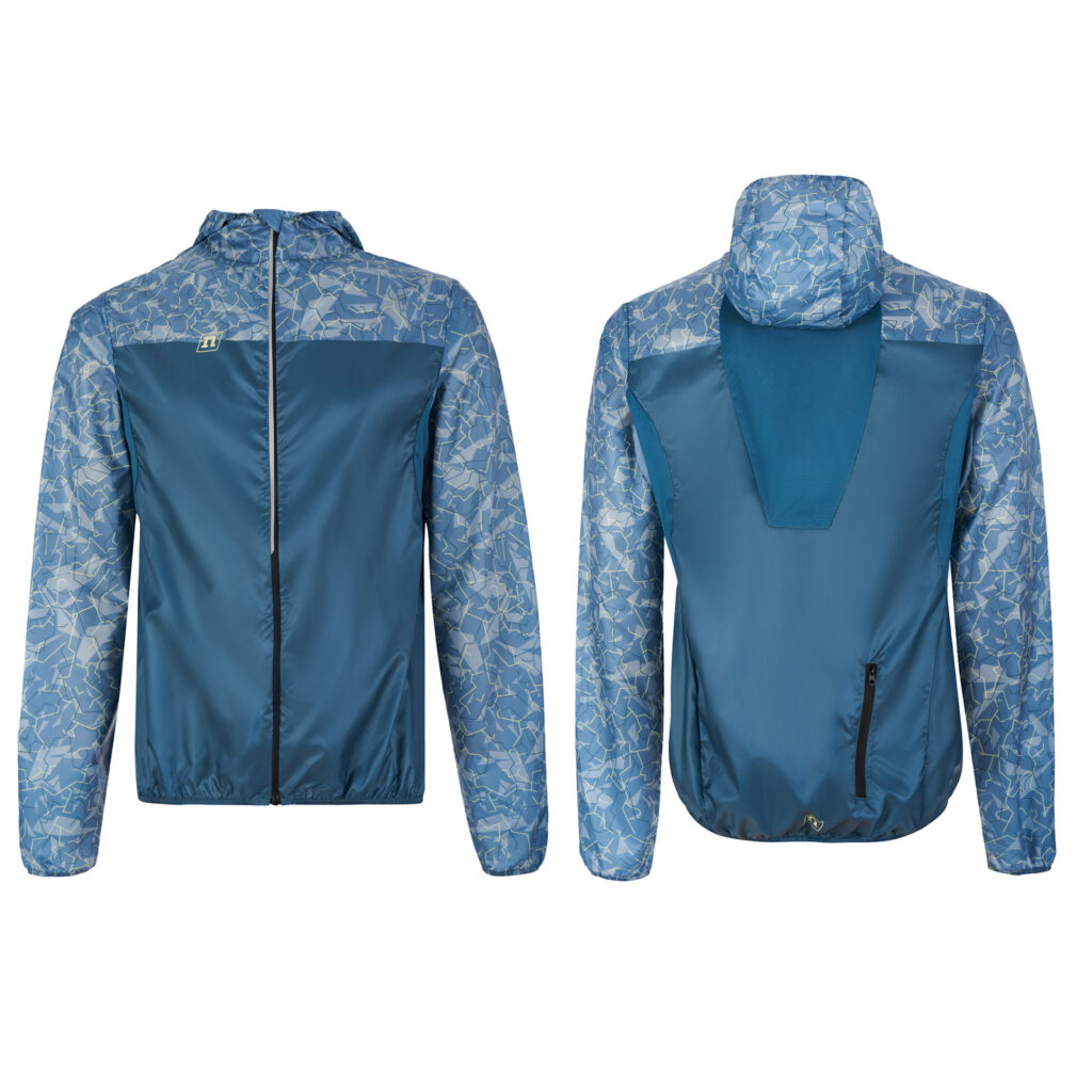 ON THE MOVE WIND JACKET UX BLUE/GREEN