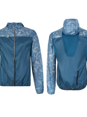 ON THE MOVE WIND JACKET UX BLUE/GREEN