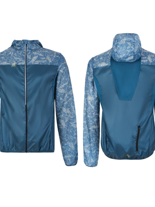 ON THE MOVE WIND JACKET UX BLUE/GREEN