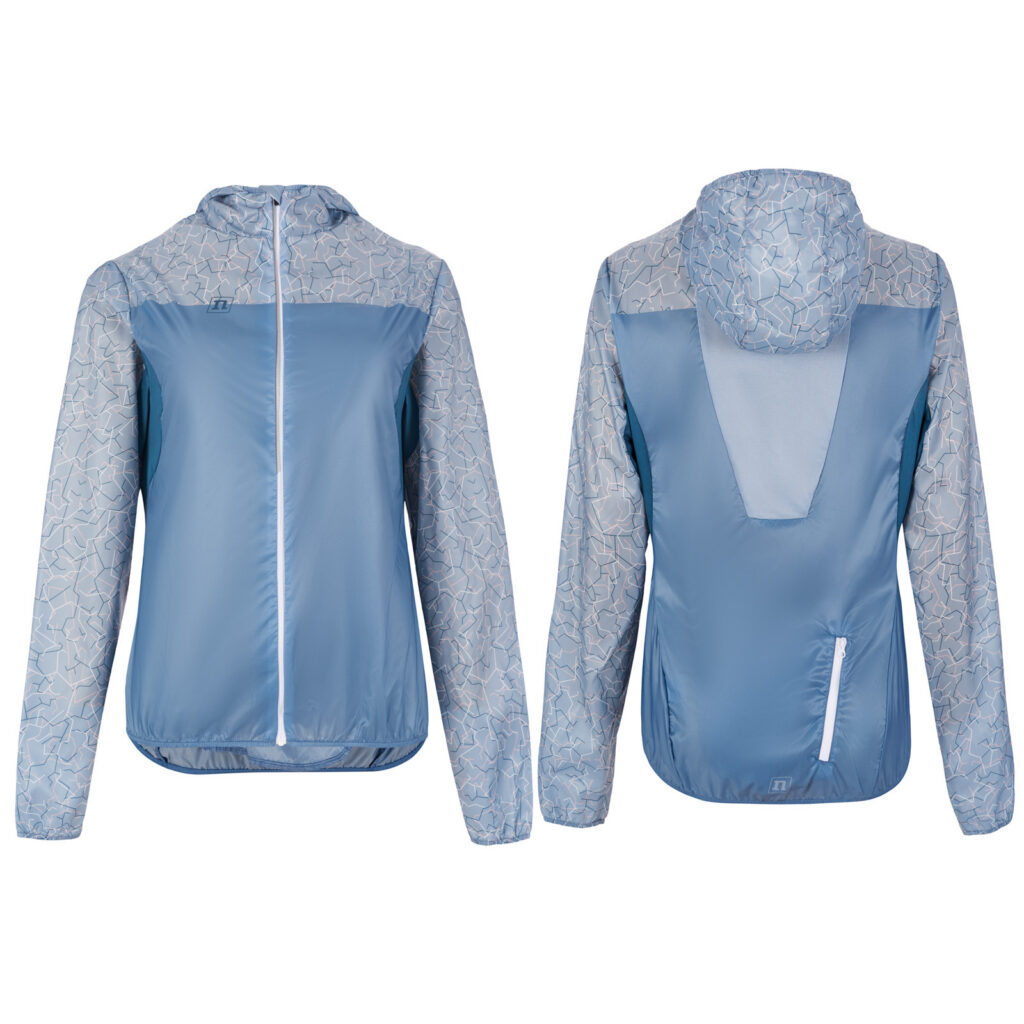 ON THE MOVE WIND JACKET WO BLUE