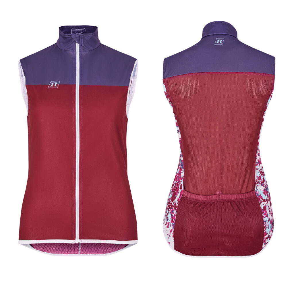 SPEED PRO WIND VEST WO CERISE