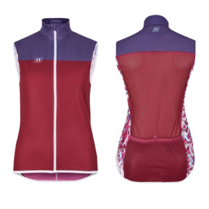 SPEED PRO WIND VEST WO CERISE