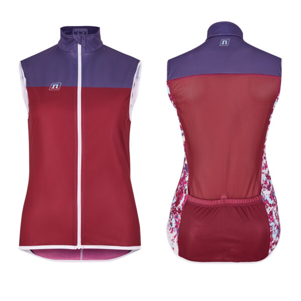 SPEED PRO WIND VEST WO CERISE