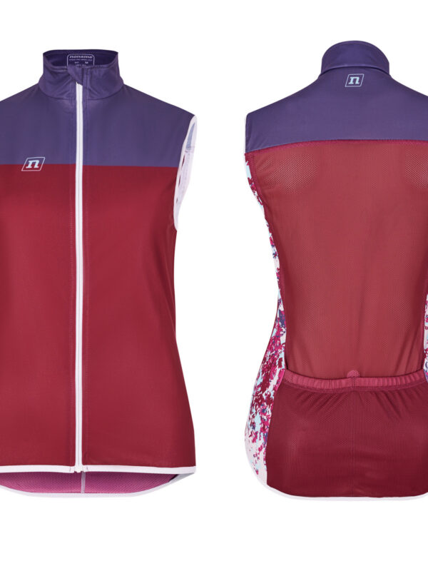 SPEED PRO WIND VEST WO CERISE