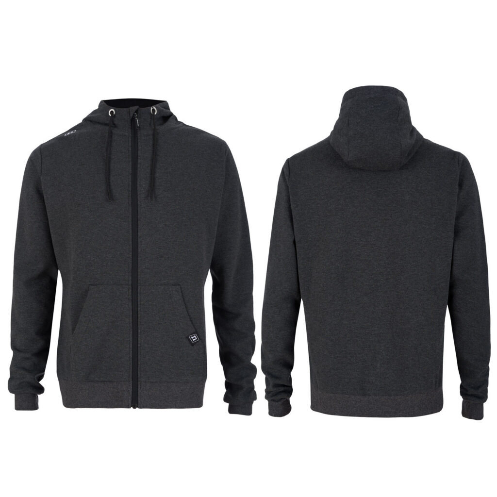 TRACK HOODIE KIDS 23 BLACK/MELANGE