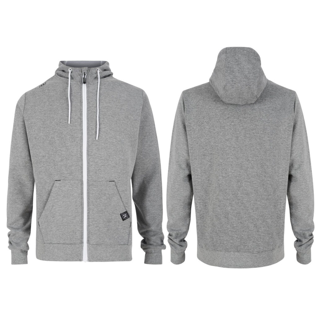 TRACK HOODIE UX 23 LIGHT GREY/MELANGE
